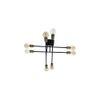 Eight Head Sputnik Black Mordern Chandelier