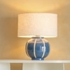 Taoza Blue Handcrafted  Table Lamp