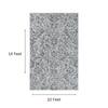 Neulooms Handloom Knotted Reversible Flatweave Area Rug Olive Green or Ivory 10x14
