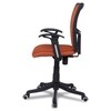 Eexcaeal Mid Back Ergonomic Chair in Orange Colour
