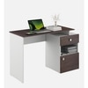 Amigo Study Table Frosty White Choco Walnut