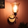 Eliante Modern Wall Lights Mild Steel & Glass Material Gold & Champaign Finish