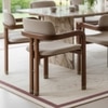 Aris Solid Wood Chair in Grey Colour