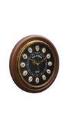 16" Black Dile Victoria Wall Clock