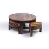 Nashville Coffee Table Set - Multicolour Patch Kantha