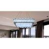 Candela Crystal Three Way Remote Lighting Chandelier