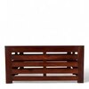 Kingsville Sheesham Wood Contemporary Square Coffee Table In Honey Finish
