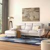 Emila Left Aligned Three Seater Sectional Recliner in Cream Colour