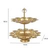 Wall 9 Tealight Holder In Gold Colour