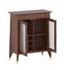 Saar Teak Wood Bar Cabinet (Espresso Finish)
