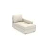 Apollo Sofa (Colour : Pearl, Cushion : Hard, Back Type : Regular, Seating Capacity : Right Aligned 3 Seater + Right Aligned Chaise + Ottoman)
