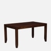 Anitz Solid Wood Dining Table Set with 6 Chairs