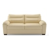 Adelaide 3 Seater Leatherette Sofa in Cream Colour