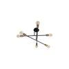 Six Head Sputnik Black Mordern Chandelier