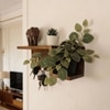 Preston Wooden Wall Shelf Organiser With Key Holders