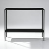 Regan Metal Console Table in Black Colour