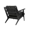 Cortez Solid Wood Relax Chair in Rustic Black