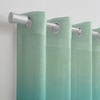 Stoa Paris Sheer Ombre Printed Long Door Curtain, Aesthetic Curtain with  Light Filtering Balcony,  Set of 1 Parda, DawnÆs Dream - Teal