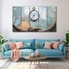The Castle Decor World Map Wall Art Set of 5 27x48 Inch (Style 3)