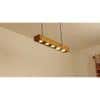 Felix 24 Brown Wooden LED Hanging Lamp