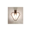 Hexad Brown Solid Wood Wall Lights