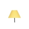 River Yellow Cotton shade with Iron floor lamp