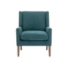 Leston Upholstered Fabric Arm Chair in Teal