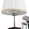 Eliante Cloth Shade Wall Lights Mild Steel & Fabric Material Silver, Chrome & White Finish