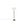 Edythe White Cotton Shade Floor Lamp