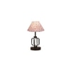 Heidi Multicolor cotton Table lamp with Iron Base