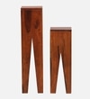 Volgo Solid Wood Side Table in Honey Oak Finish