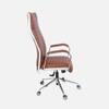 Ettorez  Global Hb Stylish Sleek Leatherette Office Chair In Tan Colour