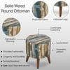 Lavinia Solid Wood  Ottomon in  Multicolor Colour