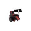 Genx Solid Wood One Seater Motorized Recliner in Red Colour