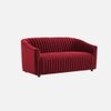 Camro Fabric Sofa (Maroon)
