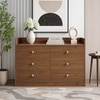 Bellagio 6 Chest of Drawers in Columbian Walnut Finish