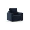 Apollo Compact Sofa Set (Colour : Cobalt, Cushion : Hard, Back Type : High Back, Seater : 3+2+1)