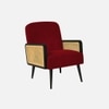 Haden Ratan Accent Chair in Maroon Colour
