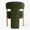 Nouve Solid Wood Dining Chair in Green Colour