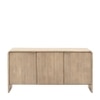 Myr Solid Mango Wood Sideboard with 3 Door in White Wash Finish