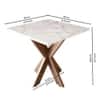 Nextstep Marble End Table Copper Finish