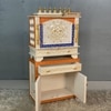 D'Dass Copper Mdf and Sheesham Wooden Temple With Cabinet For Pooja