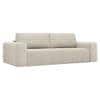 Riyab 3 Seater Fold Out Sofa Cum Bed In Cream Colour