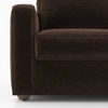 Apollo 2 Seater  Fabric Sofa In Dark Earth Colour