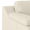 Trissino 3 Seater Premium Italian Leather Sofa In Creme Fraiche Colour