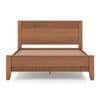 Toledo Solid Wood King Size Non Storage Bed In Amber Walnut Finish
