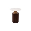 Solano Side Table in Dark Walnut Finish
