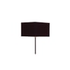 Drake Black Cotton Shade Floor Lamp