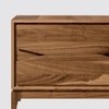 Batik Series Bedside Table duly polished in Matte Finish and base in Teak Wood