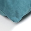 Solid Teal Cotton Cushion Cover